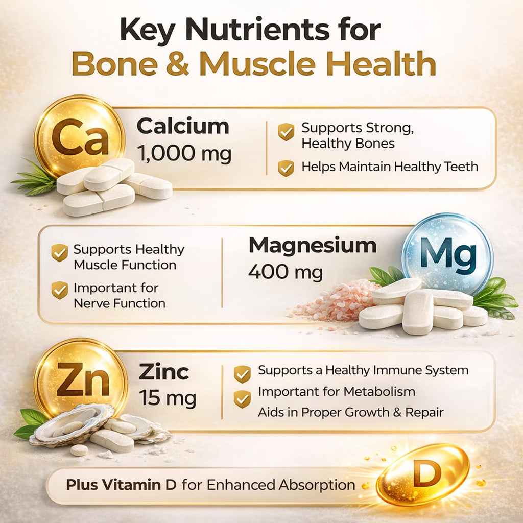 Calcium Magnesium Zinc Vitamin D3 250 Coated Caplets L80297