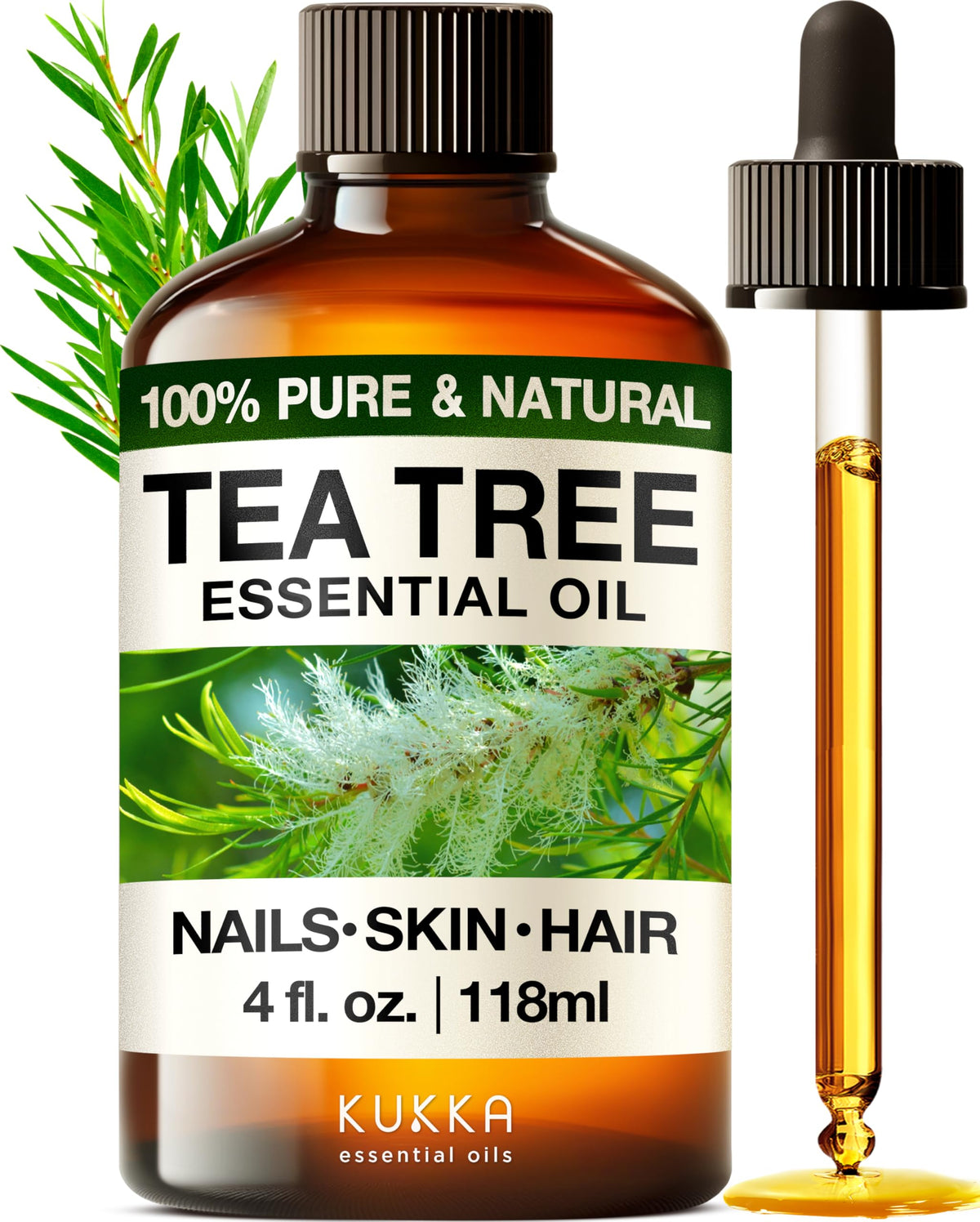 Lavender & Tea Tree Essential Oil Set 2x4 fl oz U17674