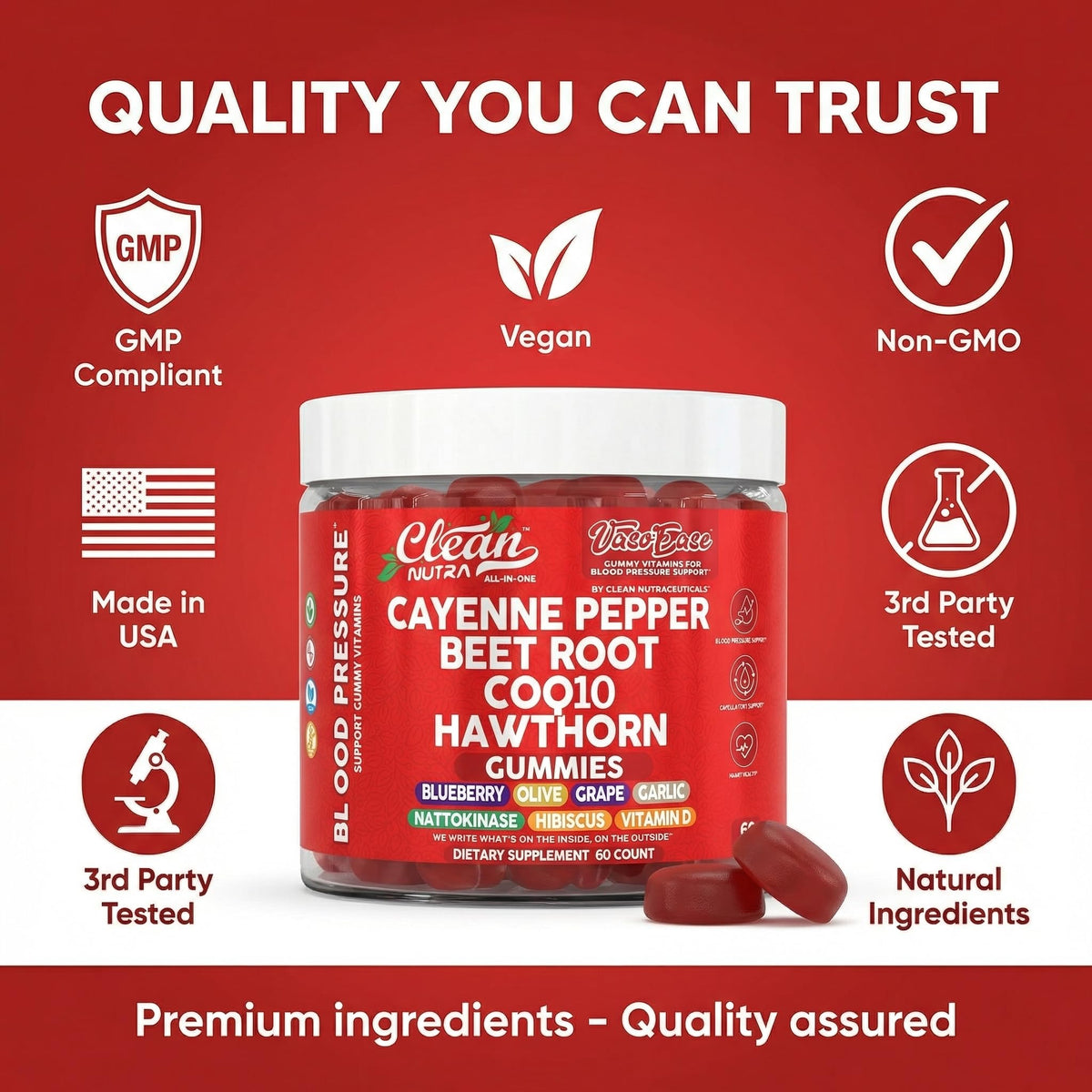 Cayenne Pepper Beet Root Gummies A5190
