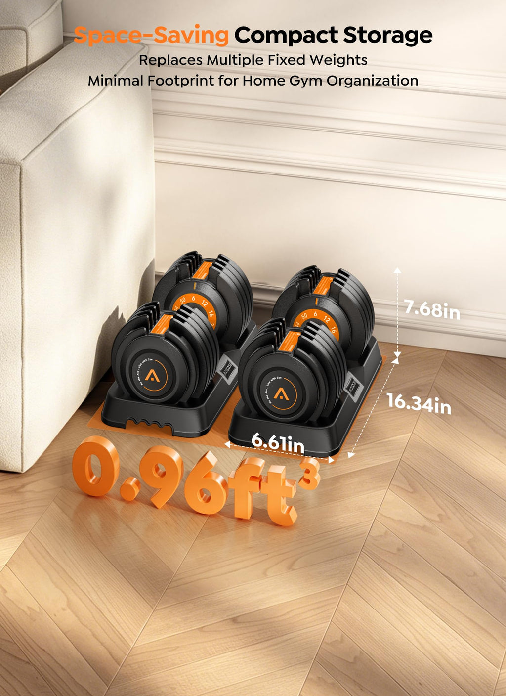 Adjustable Dumbbell Set of 2 Q43755