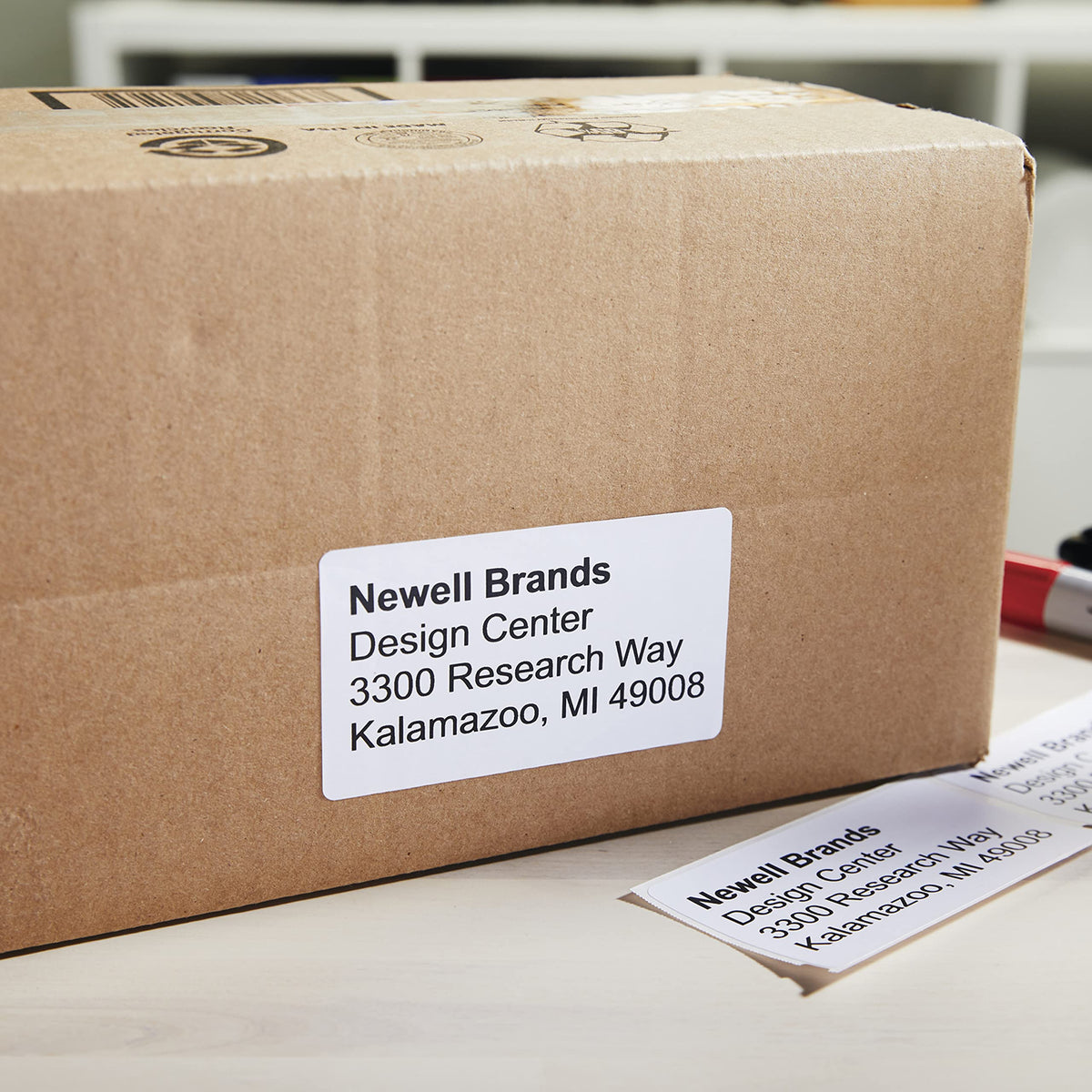 Large Shipping Labels 2-5/16" x 4", 3 Rolls of 300 E6939
