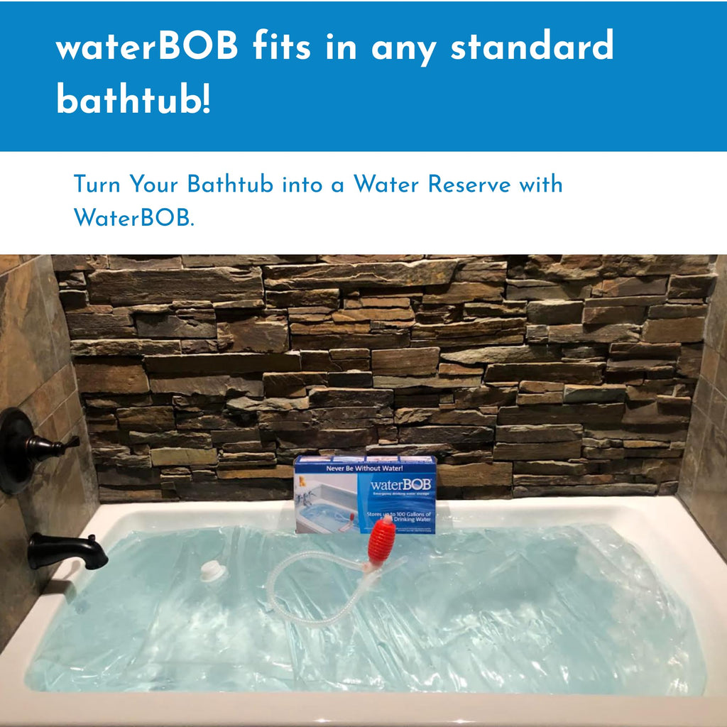 Bathtub Water Storage Bladder 100 Gallon Food Grade BPA Free M957