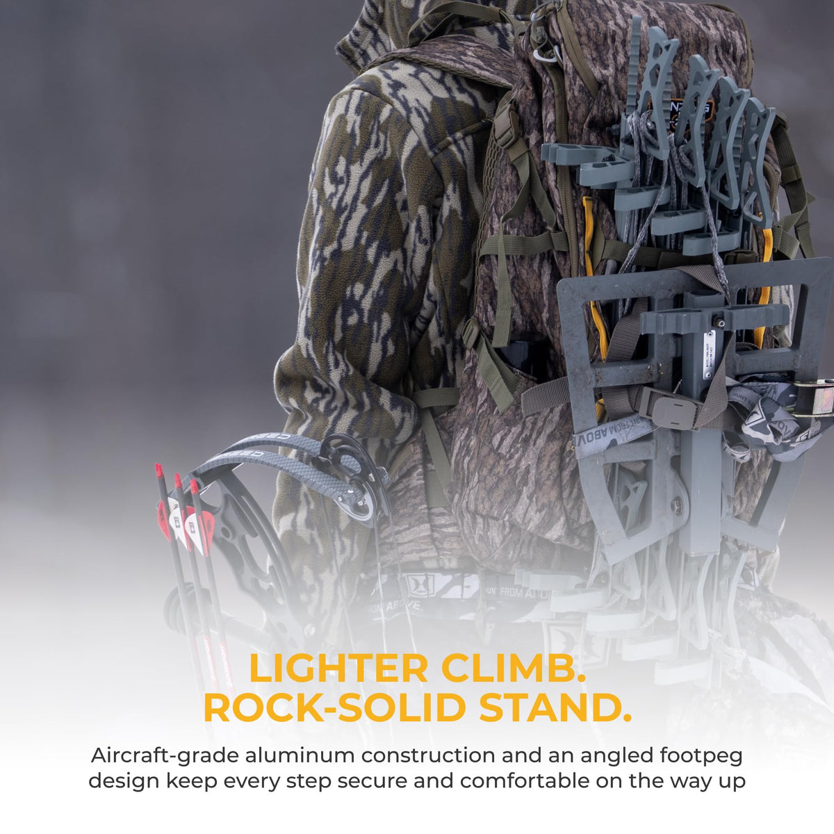 20" Lightweight Aluminum Non-Slip Climbing Sticks H980