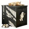 Weatherproof Resin Cat House with Hidden Litter Box S1846