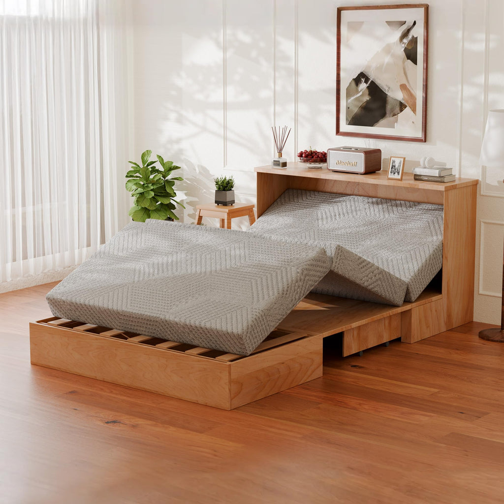 6 inch Twin Memory Foam Folding Mattress S121