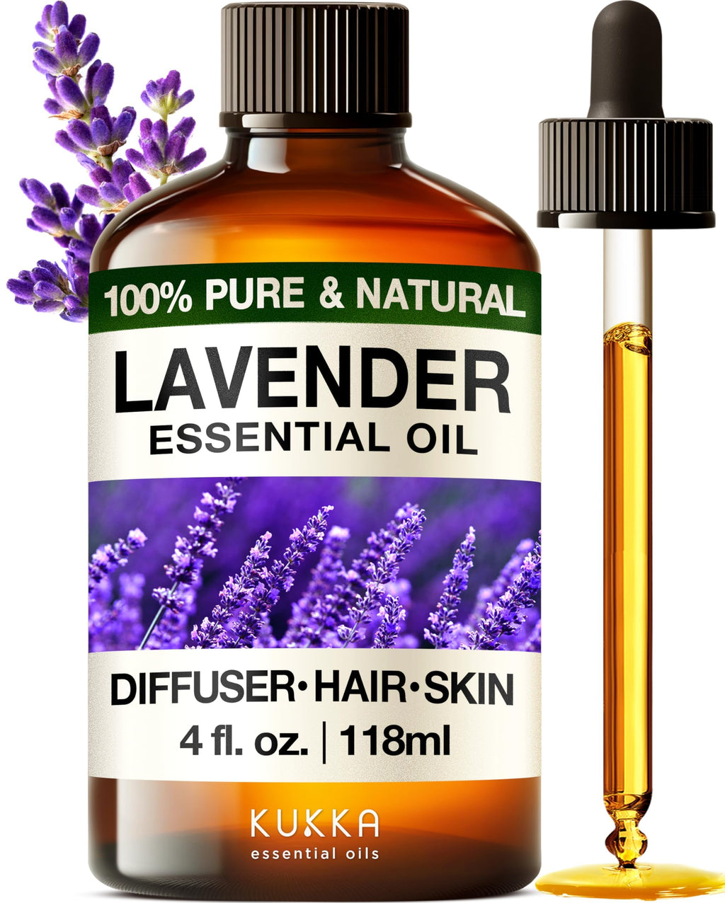 Lavender & Tea Tree Essential Oil Set 2x4 fl oz U17674