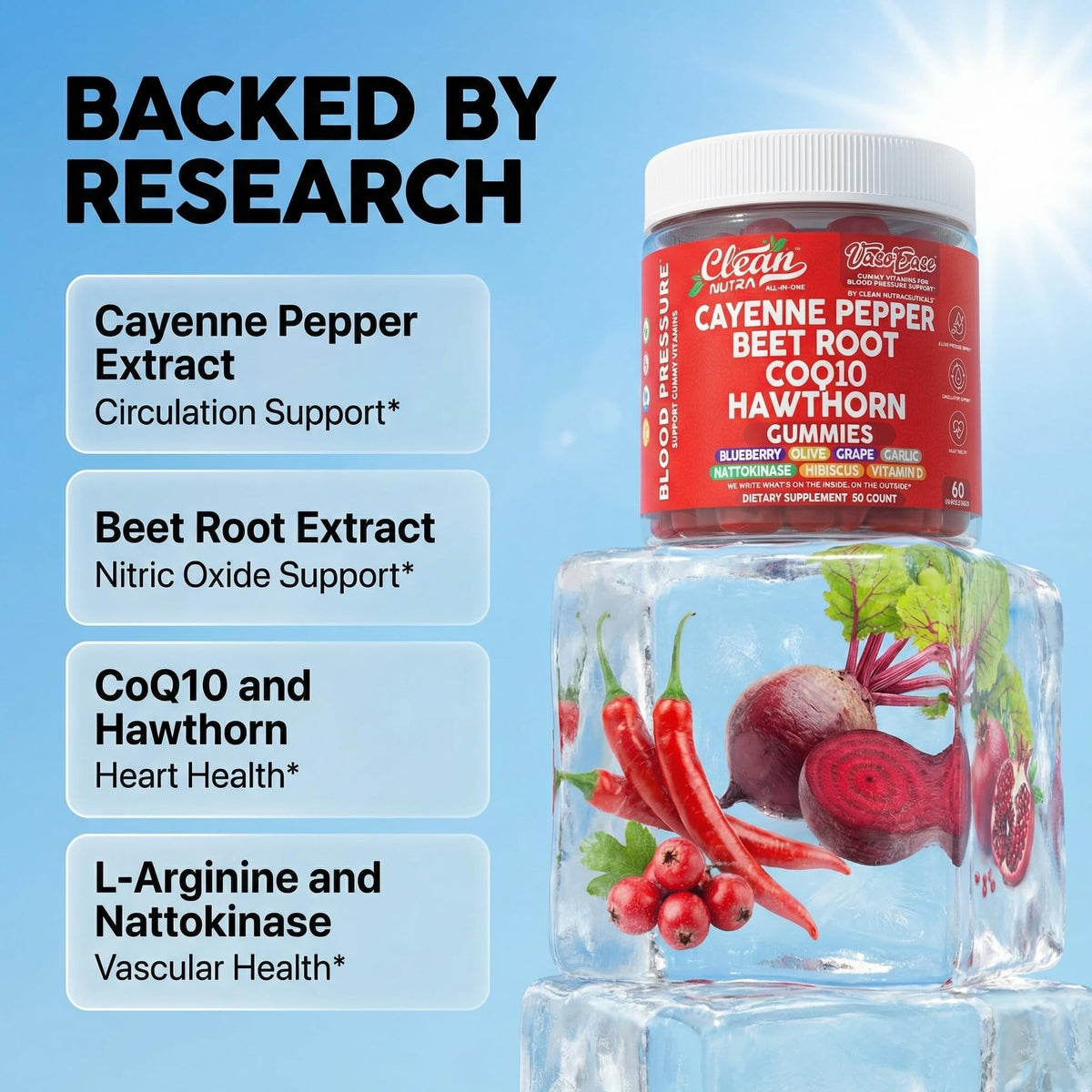 Cayenne Pepper Beet Root Gummies A5190