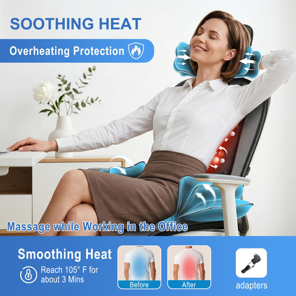 Shiatsu Massage Cushion with Heat M749713
