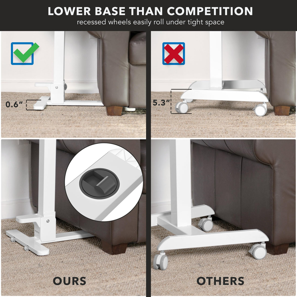 Overbed Table with Wheels Q815887