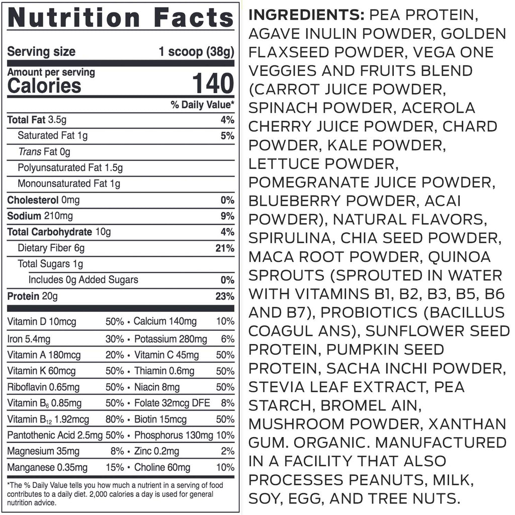 Vegan Vanilla Protein Powder U72122
