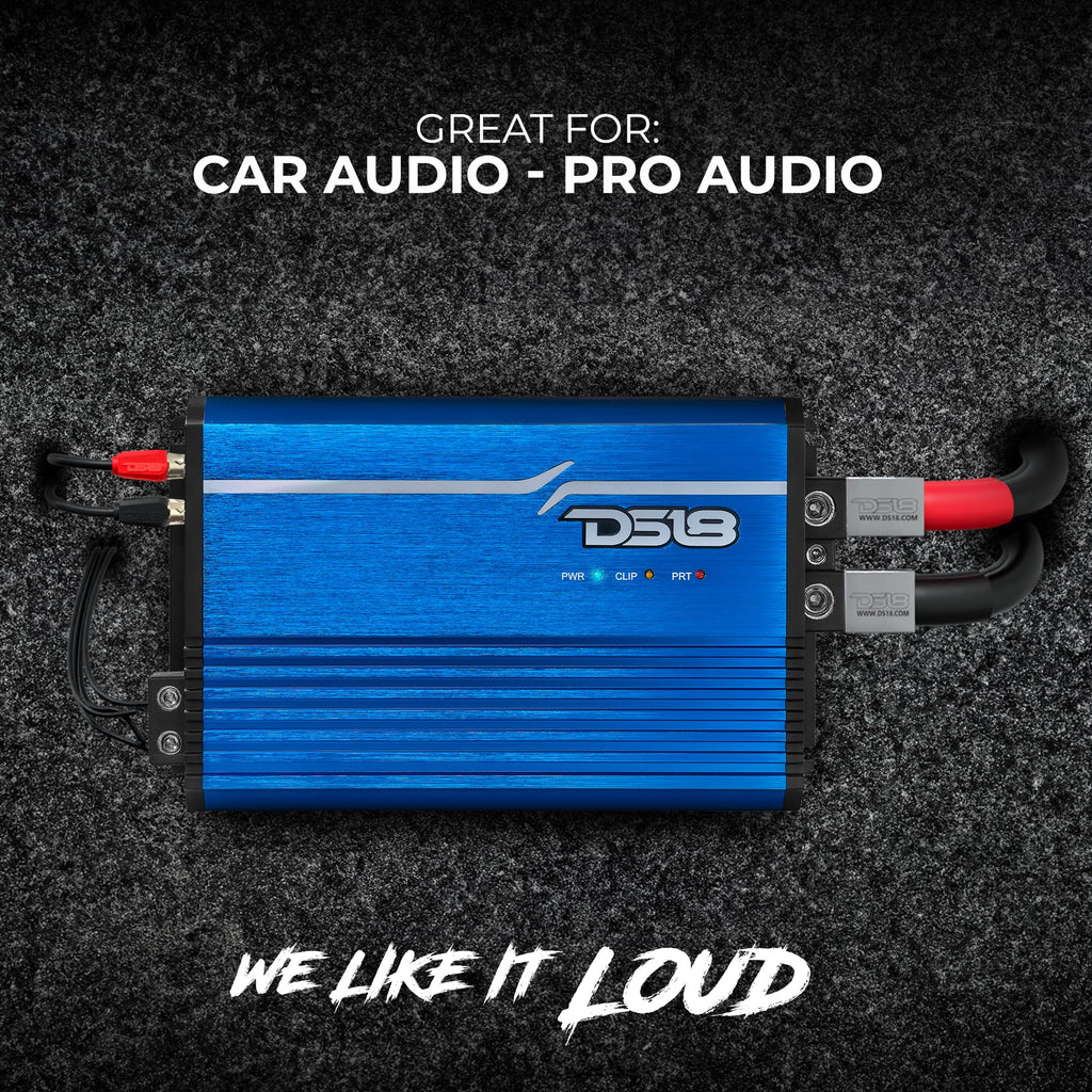 Compact Full-Range Class D 1-Channel Amplifier 2,500 Watts RMS Monoblock C625