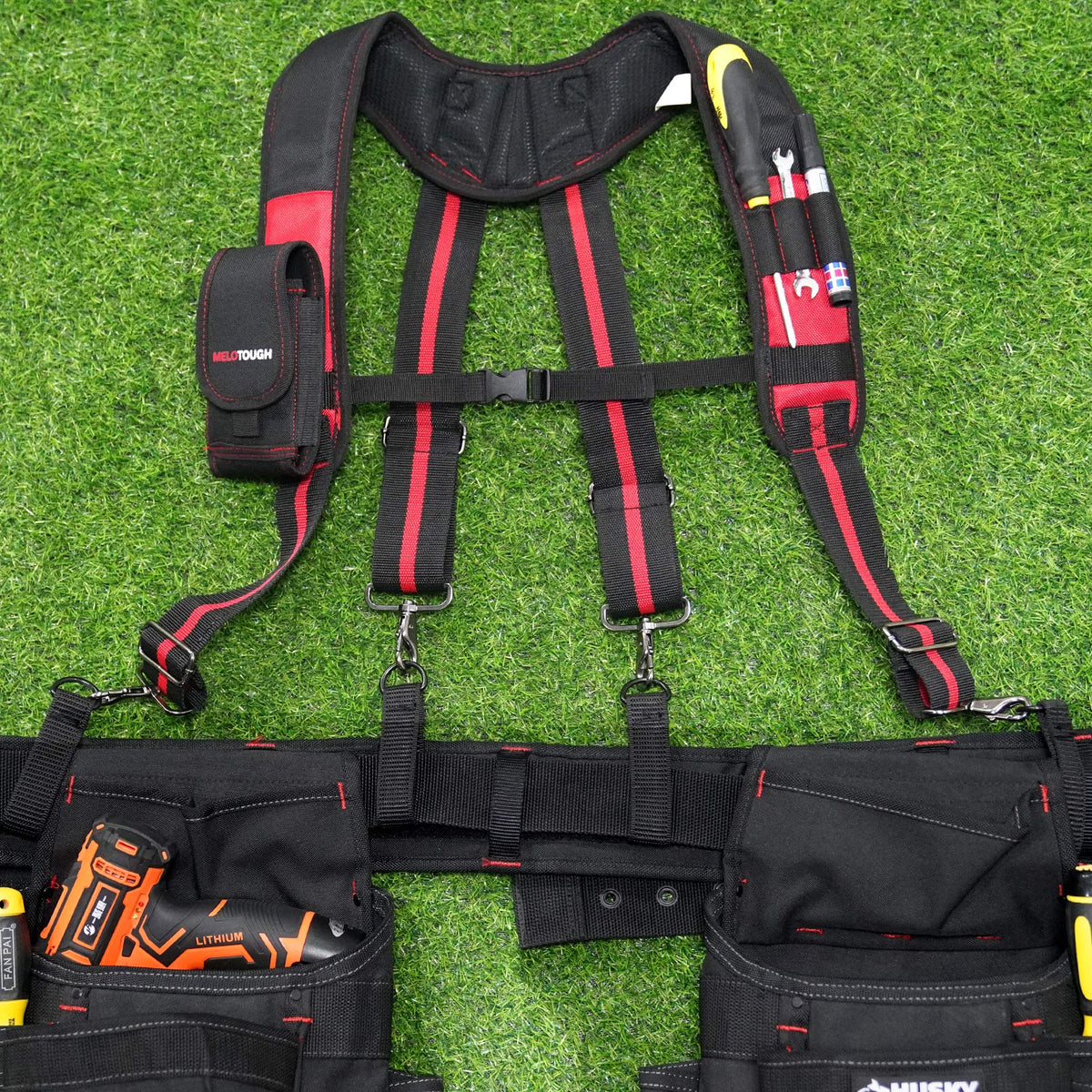 Tool Belt Suspenders with Foam Pads I111294
