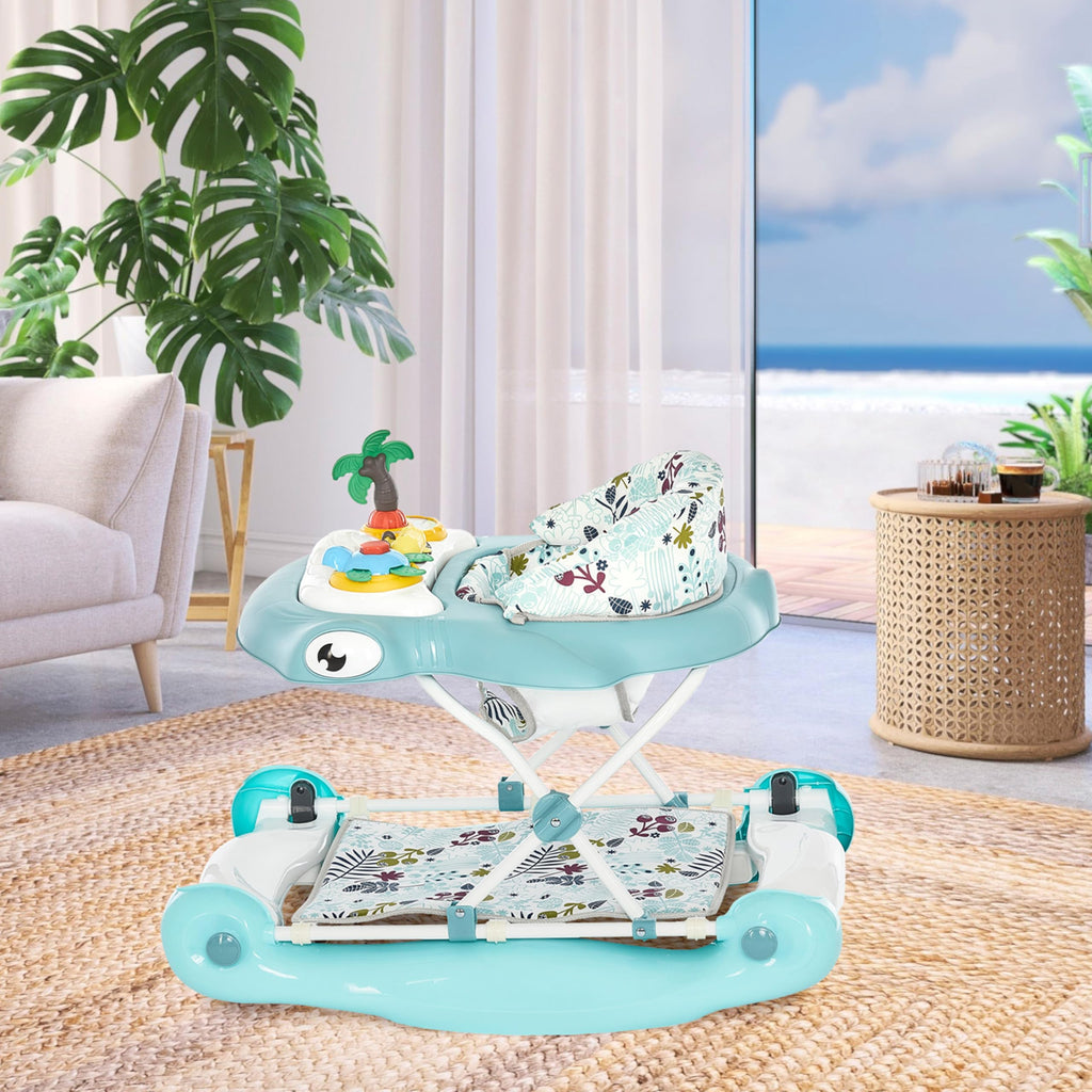 2-in-1 Foldable Baby Walker with Adjustable Height E31813
