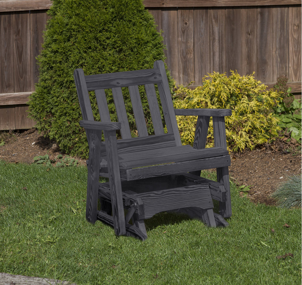 Black 2 Feet Outdoor Glider Chair A10784